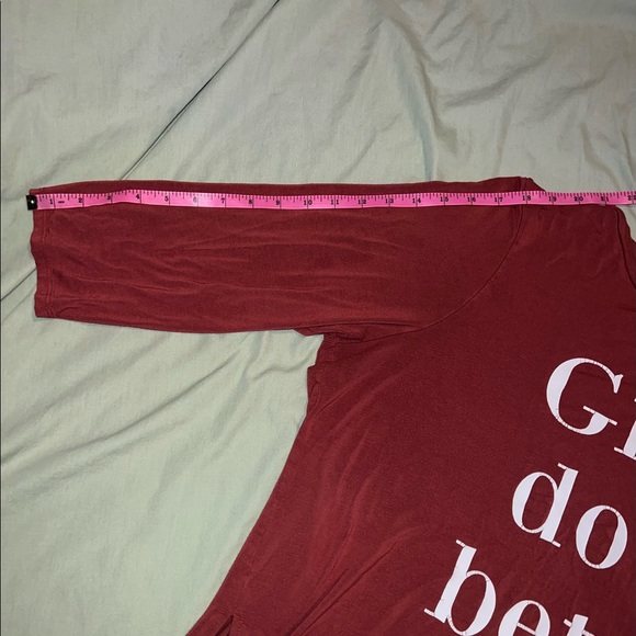 Feminist Tunic 3/4 Sleeve Graphic Tee 2X-3X- - Picture 6 of 8